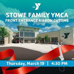 Stowe Family YMCA Ribbon Cutting 