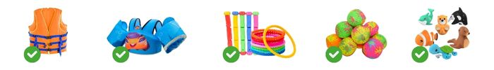 Approved flotation examples