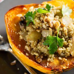 Vegetarian Stuffed Acorn Squash