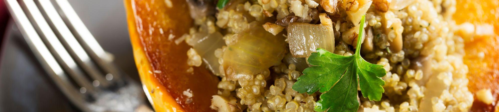 Vegetarian Stuffed Acorn Squash